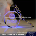 Wholesale Cheaper K9 Customized Design3d Laser Led Crystal Keychain